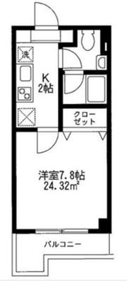 マーサ池上の間取り画像