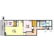 ラ・パーチェ江坂 Ⅰの間取り画像