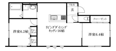 MKO中須賀Dの間取り画像