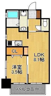 salice柳町の間取り画像