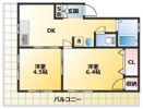 コーポ塚田の間取り画像