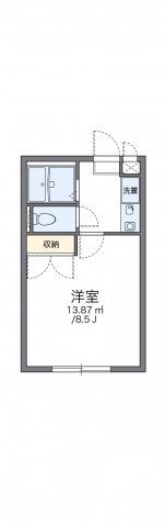 レオパレスラークスパー玉村の間取り画像
