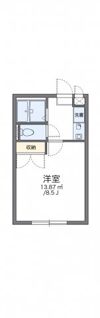 レオパレスラークスパー玉村の間取り画像