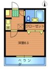 つばさハイツの間取り画像
