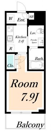 イーストサイドレジデンスの間取り画像