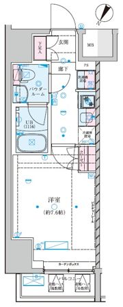 GENOVIA川崎Ⅶの間取り画像