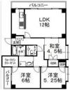 シャトー石山の間取り画像