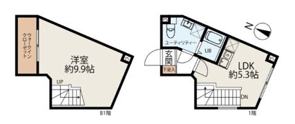 Y’s Court Akabaneの間取り画像
