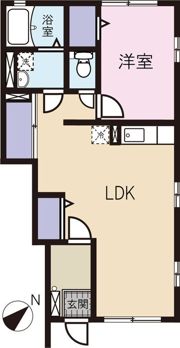 リヴェールあけぼのの間取り画像