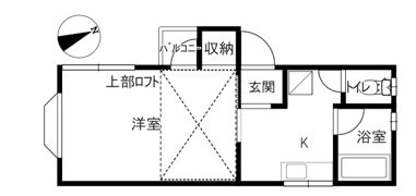 ハイツアレイ2の間取り画像