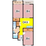 ハルール新田塚の間取り画像