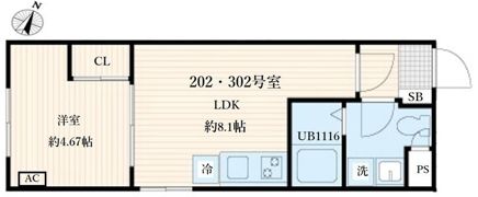 Aglaia要町の間取り画像