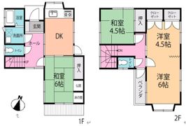 若宮台貸戸建の間取り画像