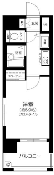 ヴィア・シテラ赤坂の間取り画像