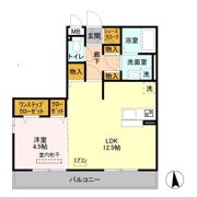 オルテシア Ⅰの間取り画像