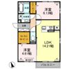 クリスタ Aの間取り画像