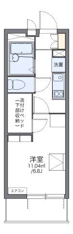 レオパレスネスト Ⅱの間取り画像
