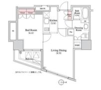 パークキューブ八丁堀の間取り画像