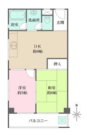 森山ハイツの間取り画像