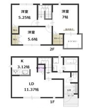 アイリス倉敷の間取り画像