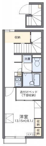 レオパレスWakokoroの間取り画像