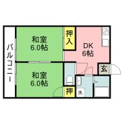 千福コーポの間取り画像