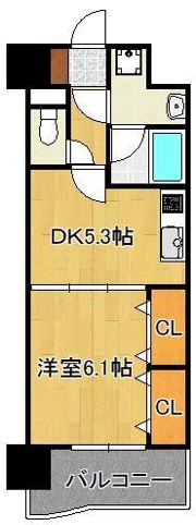 ニューシティアパートメンツ南小倉IIの間取り画像