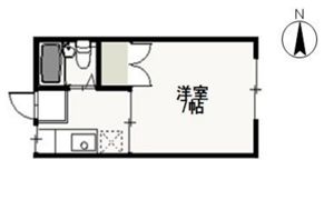 コーポ大野辻の間取り画像