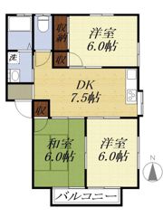 山科コーポの間取り画像