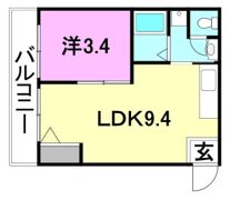 ピカデリーサーカス築山の間取り画像