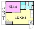 ピカデリーサーカス築山の間取り画像