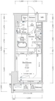 スクエアシティ西台AZの間取り画像