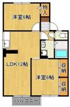 シャトレー松風 C棟の間取り画像