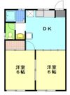 岸本コーポの間取り画像