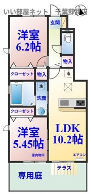 サウスヒルズⅢの間取り画像