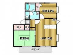 エクセルの間取り画像