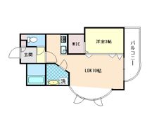 サンパレス21六甲Ⅲの間取り画像