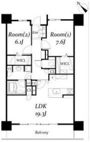 ロイヤルパークス千種の間取り画像