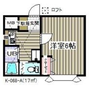 メゾン・ド・フルール(K-068)の間取り画像