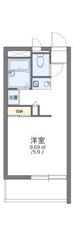 レオパレス中百舌鳥の間取り画像