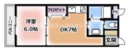 OKハイツ8号館の間取り画像