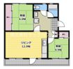 山田池団地12号棟の間取り画像