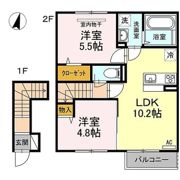 ティアラⅠの間取り画像