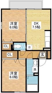グランモア貝津 C棟の間取り画像