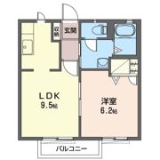 セゾン・フルーレ Aの間取り画像