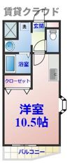 ピースコートの間取り画像