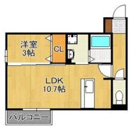 パディコート下城野の間取り画像