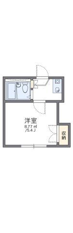 レオパレススプリーム三ッ沢の間取り画像