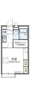 レオパレスドミール柏の間取り画像