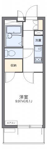 レオパレス元住吉桜下の間取り画像